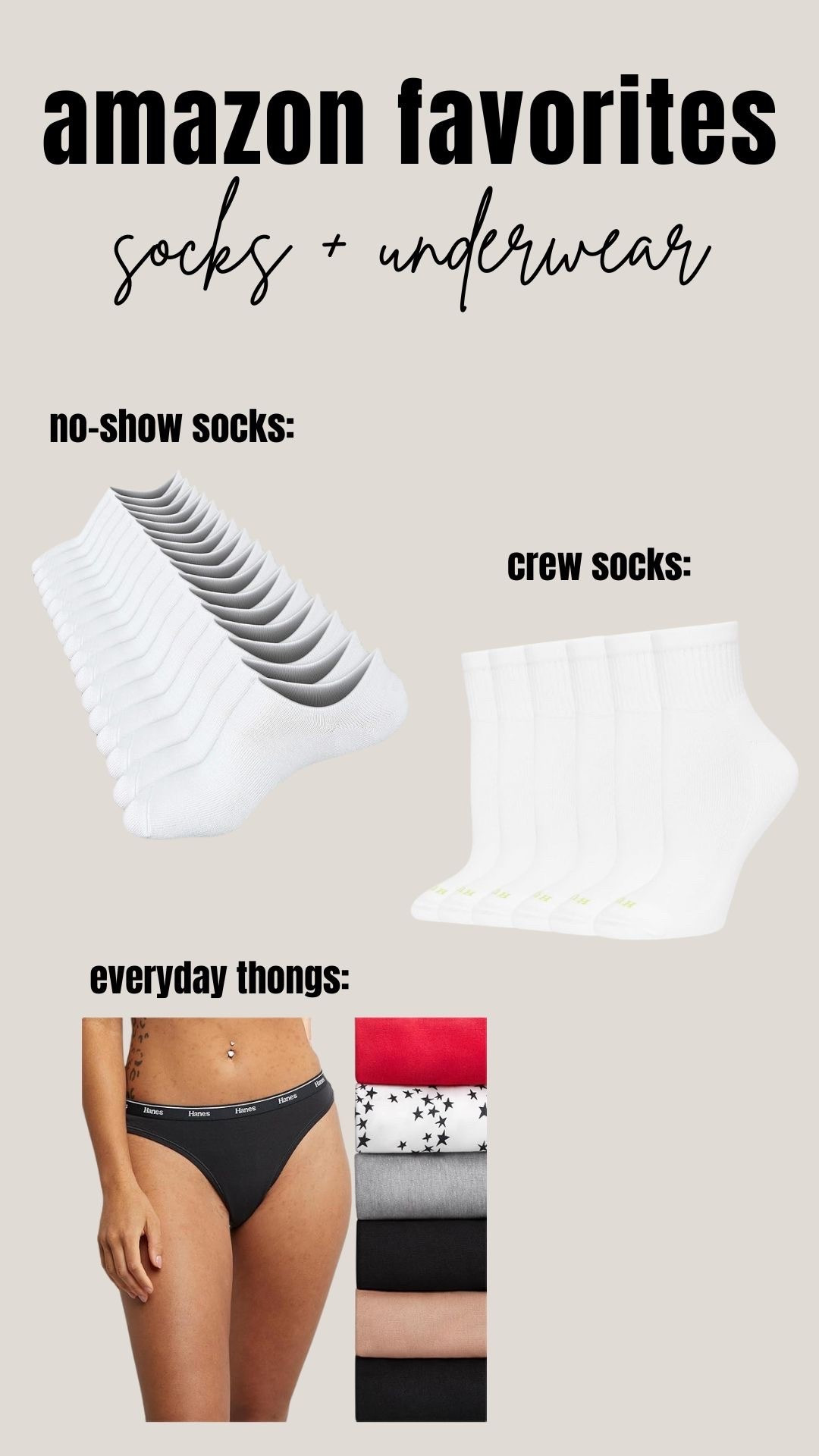 Favorite socks and thongs from Amazon 

#LTKFindsUnder50