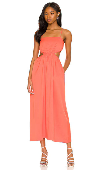 Skylar Maxi Dress in Tangerine | Revolve Clothing (Global)