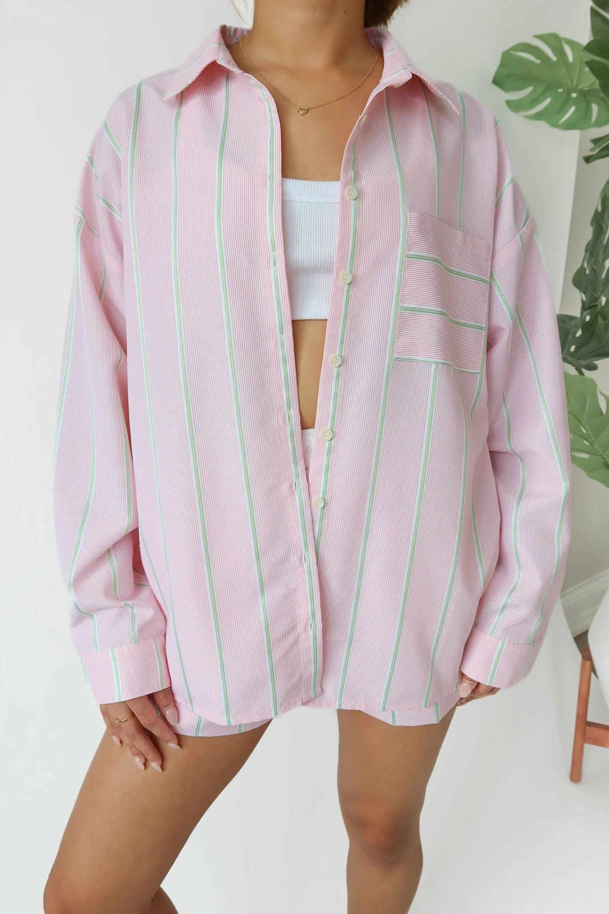 Mila Button Down | Grey Bandit