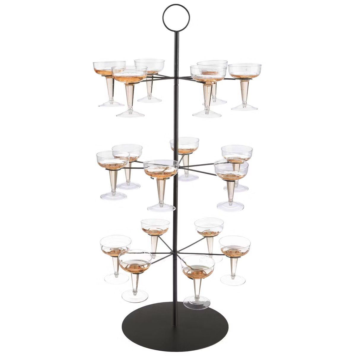 Lavish Home 3-Tier Cocktail Tree Stand, Black | Target