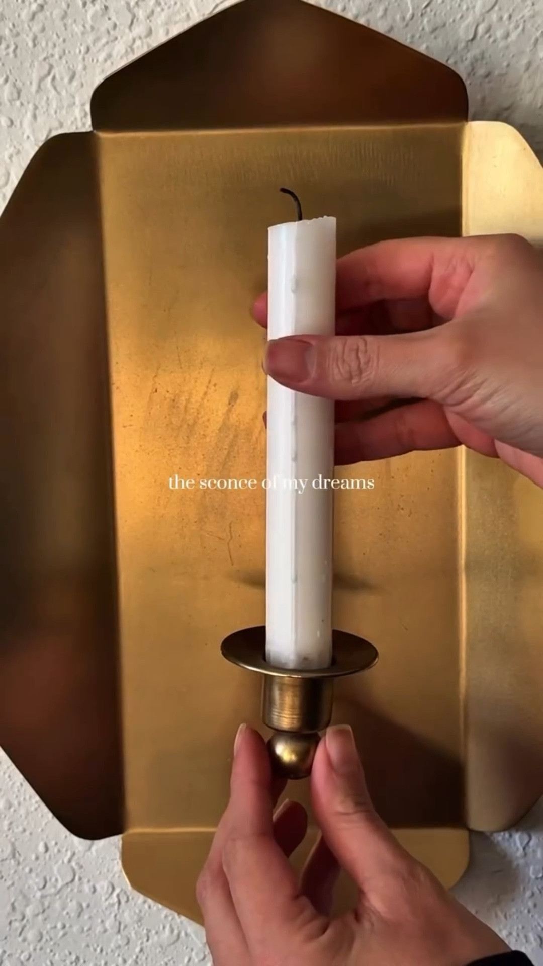 Nothing like adding a little jewelry to my walls ✨

Comment “shop” for link to this gorgeous sconce. 

Follow @haus.of.wang for more home decor ideas and finds from our Haus to yours. 

#interiorinspo #homedecor #walldecor #aestheticlighting 
Minimalist home essentials, Home decor, interior design, scandi home, japandi home, japandi interior, slow living, slow lifestyle, cozy vibes, cozy home