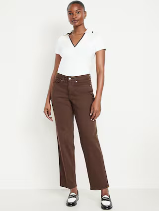 Curvy High-Waisted OG Loose Jeans | Old Navy (US)