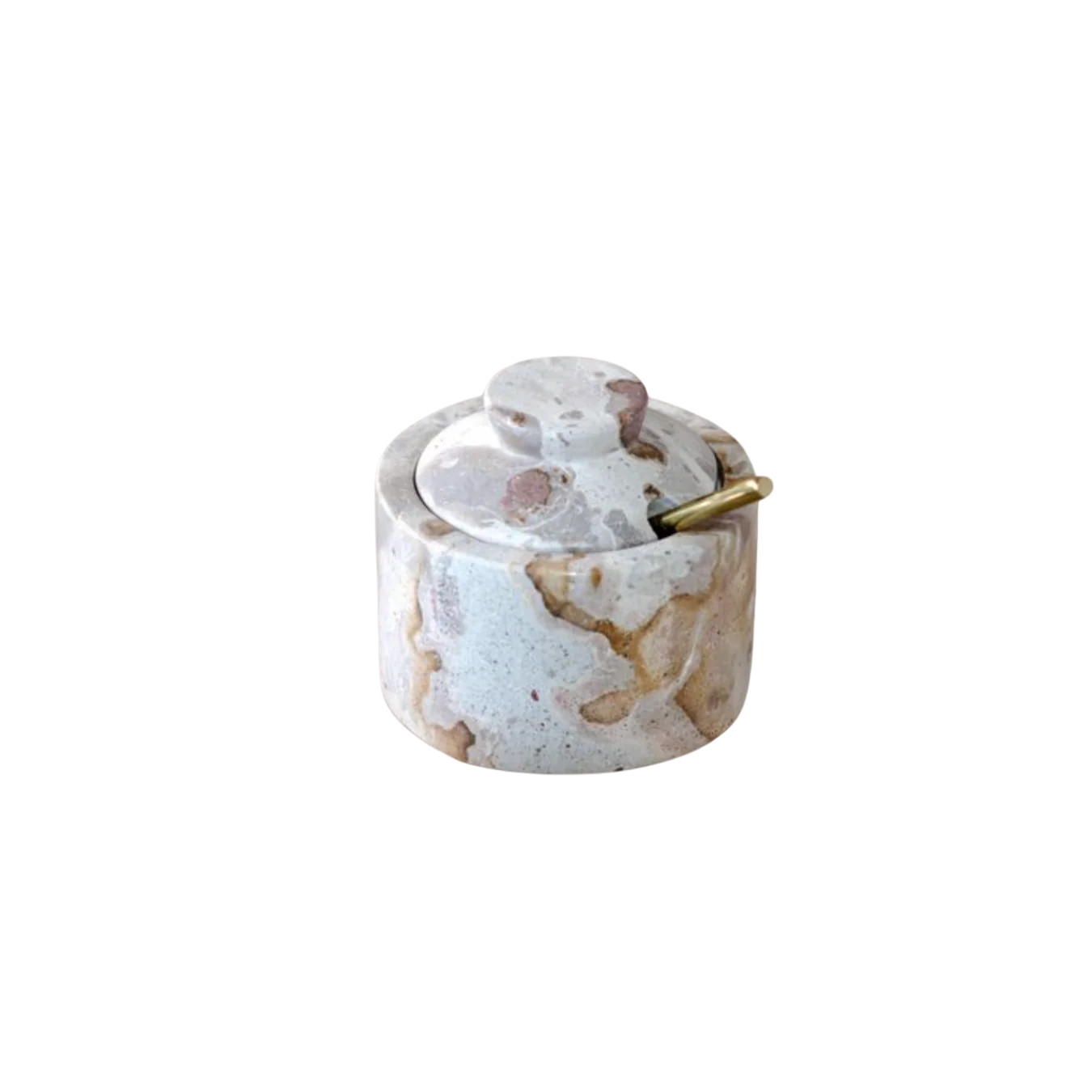 Beige Marble Salt Cellar | By Luxe B Co. | luxe bCO