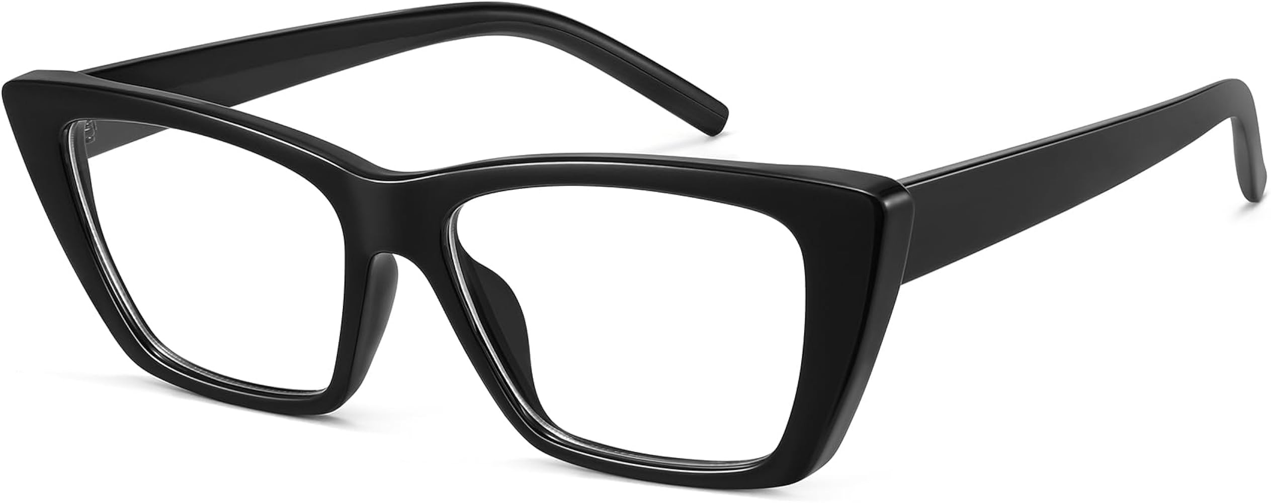 WOWSUN Narrow Small Vintage Cat Eye Frames Eyeglasses for Women Retro Blue Light Blocking Compute... | Amazon (US)