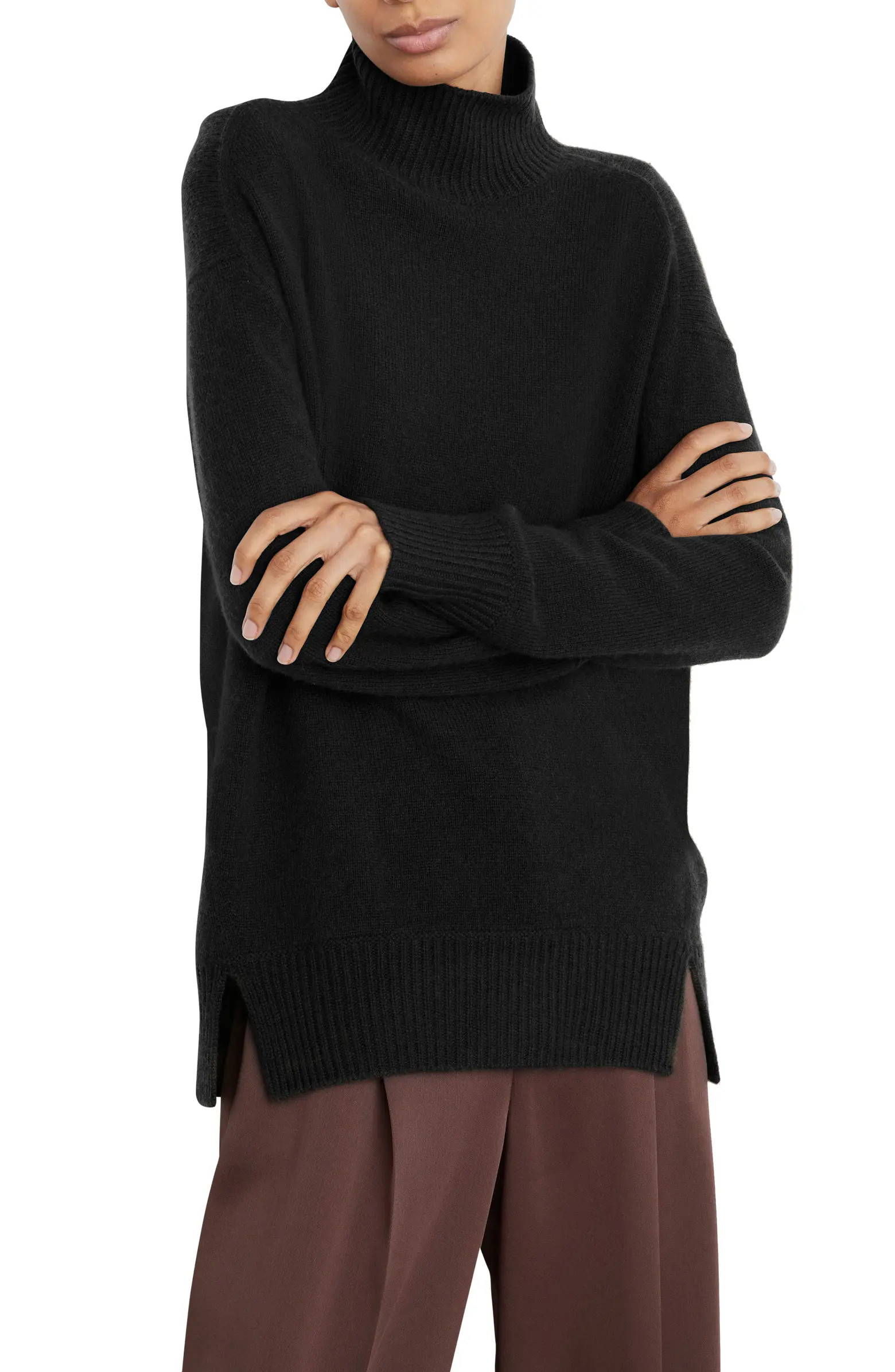 Vince Oversize Cashmere & Wool Turtleneck Sweater | Nordstrom | Nordstrom