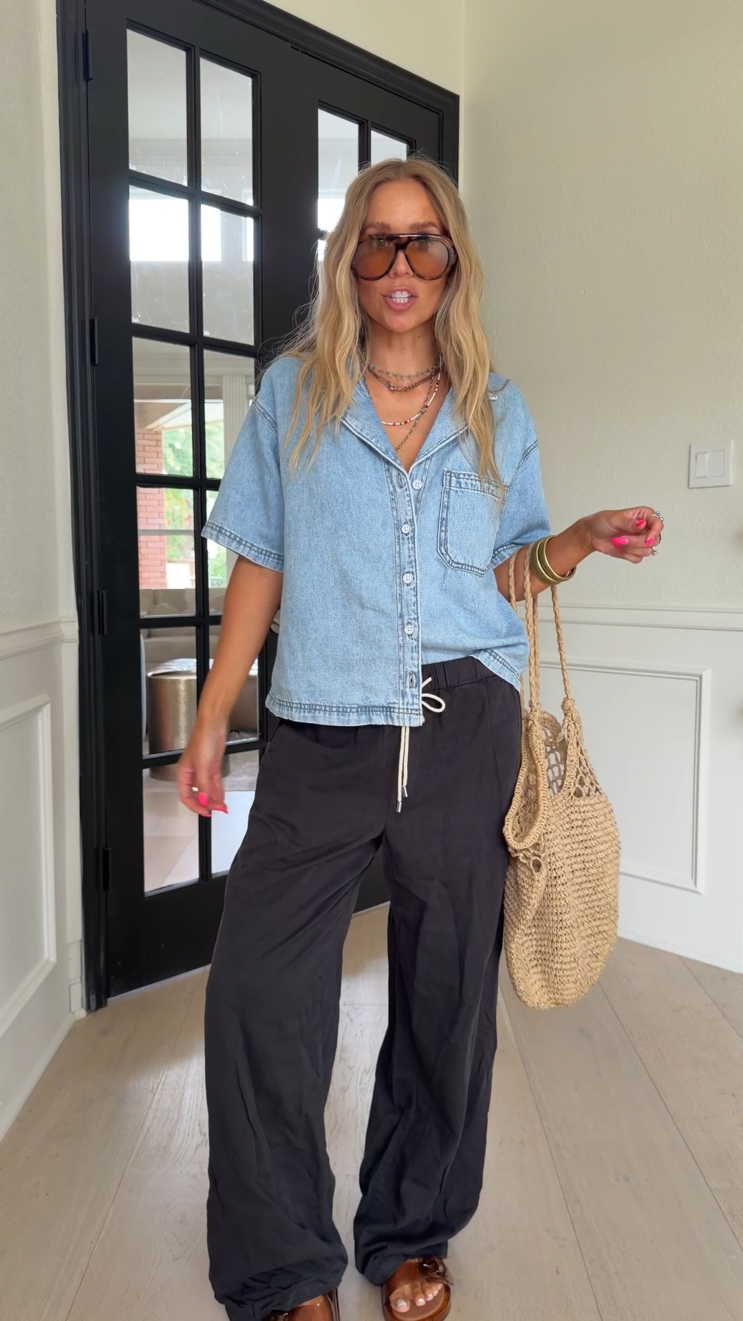 🤍 If you know me, I’m a sucker for a good denim top!  I think they are timeless & so chic. This one is from Target & 10/10 recommend. 

Wearing size s / my tts 
5’5” | 120 ish lbs

#LTKdayinmylife #LTKgrwm #LTKootd