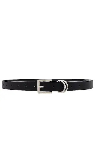 Agnes Leather Belt in Black | Revolve Clothing (Global)