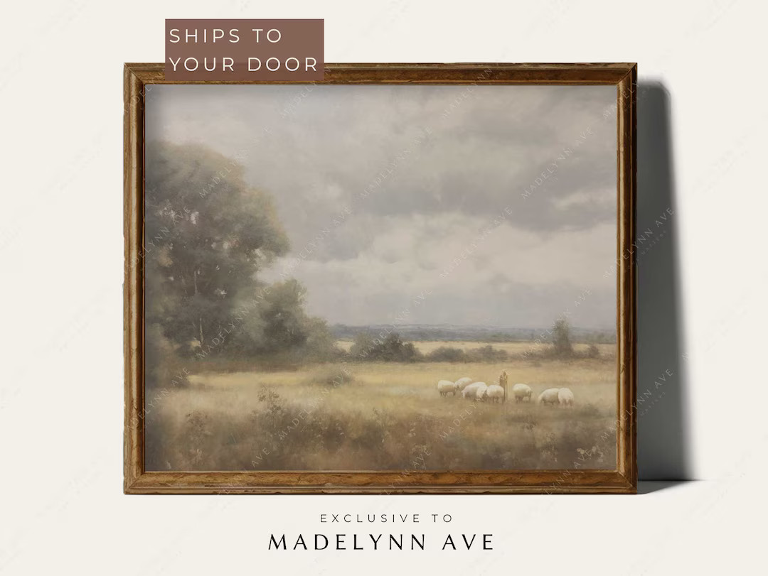 Modern Christian Art, The Lord is my Shepherd Art, Jesus Leaves 99, Coastal Christian Art, Jesus ... | Etsy (US)