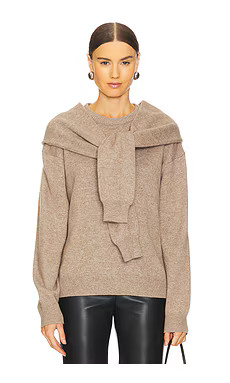 ASTR the Label Derlin Sweater in Taupe from Revolve.com | Revolve Clothing (Global)