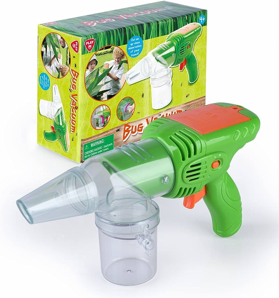 PLAY Bug Vacuum for Kids,Bug Catcher kit for Kids,Eco-Friendly Bug Suction Toy Vacuum with Magnif... | Amazon (US)