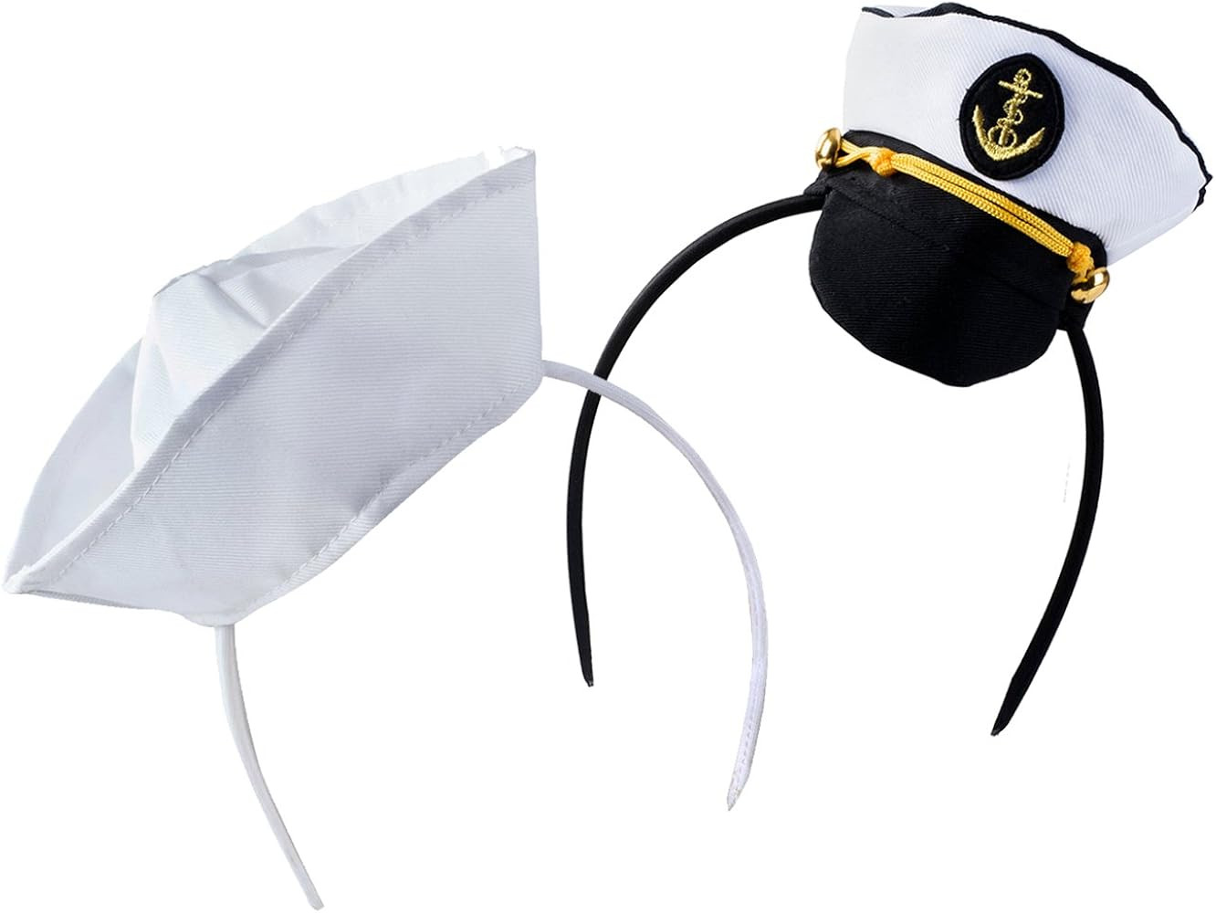 Tigerdoe Sailor Hat - Yacht Captain Hat – Costume Headbands - Mini Hat Headbands | Amazon (US)
