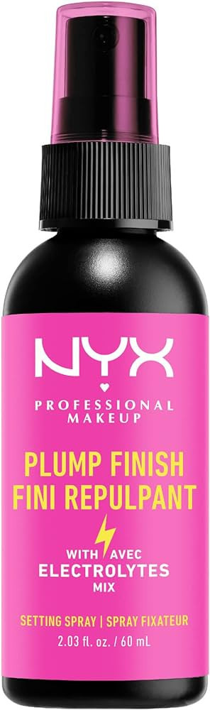 NYX PROFESSIONAL MAKEUP Makeup Setting Spray - Plump Finish, Long-Lasting Vegan Formula | Amazon (US)