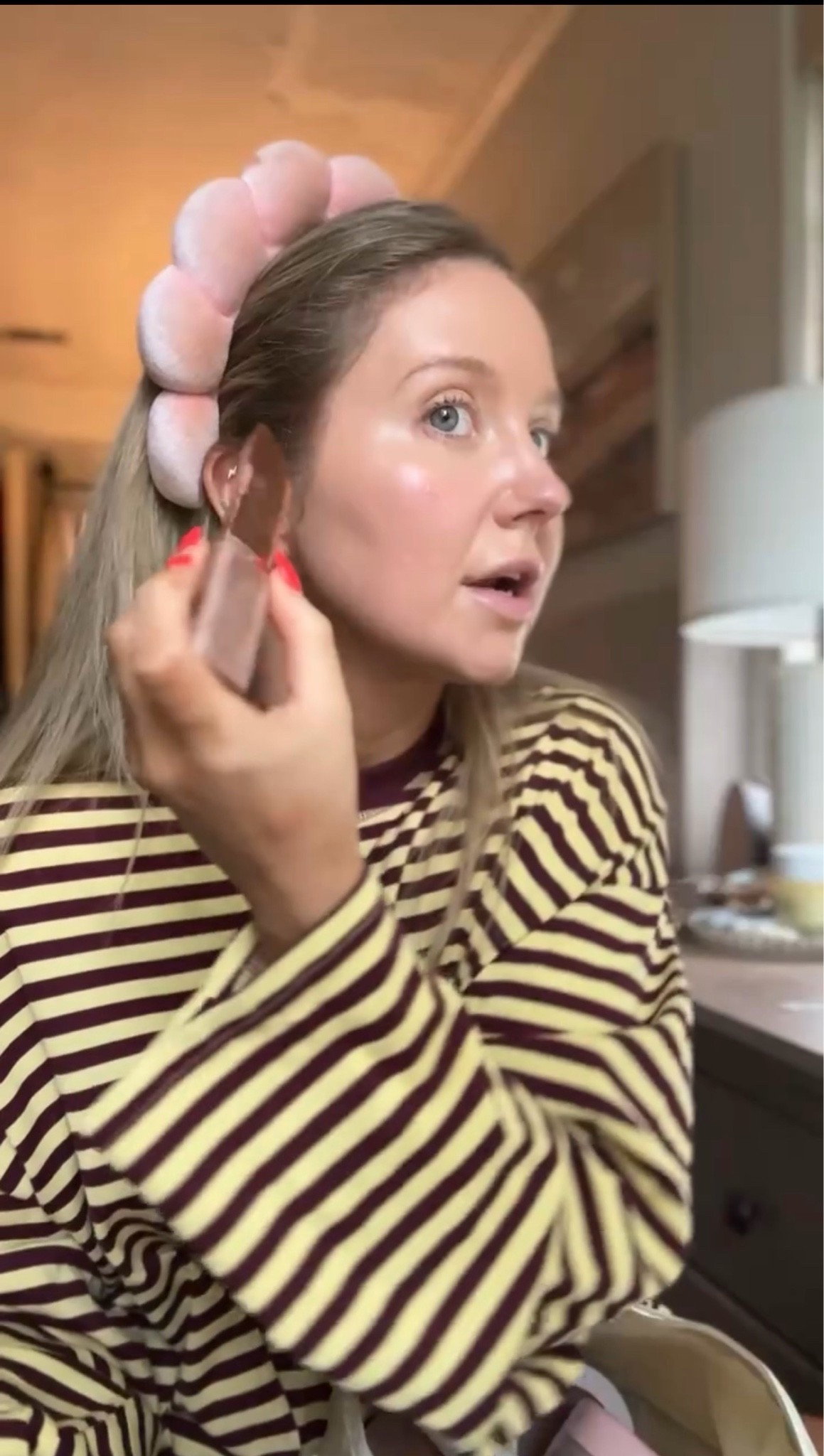 Blush is spicy marg!! Bronzer is harmony. Foundation shade is 220!

#LTKmorningroutine #LTKgrwm #LTKstorytime