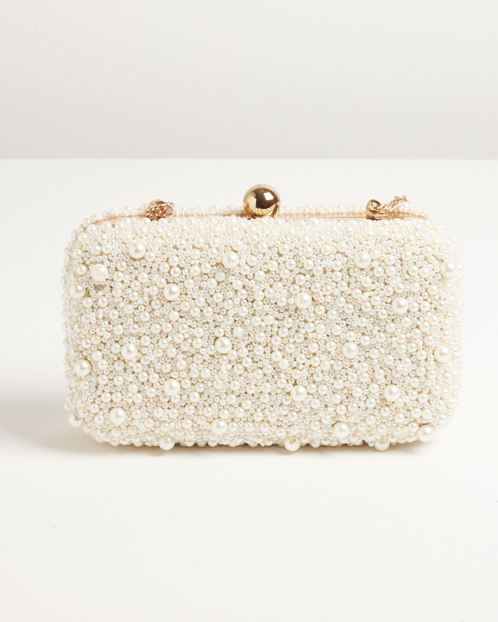 Dana Pearl Box Clutch | Oliver Bonas | Oliver Bonas (Global)