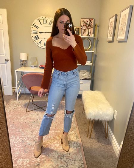Amazon fashion
Amazon deal 
Fitted sweater 
Ribbed sweater 
Corset sweater 
Sweetheart neckline 
Abercrombie jeans 
Ultra high rise ankle straight jeans 
Cutout booties 
Suede booties 
Ankle boots 
Winter outfit ideas  


#LTKstyletip #LTKfit #LTKSeasonal