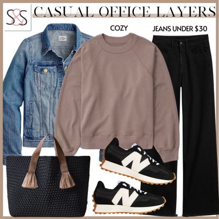 This chocolate brown sweatshirt and black jeans are a great way to dress for work, or as a travel outfit for vacation

#LTKSeasonal #LTKstyletip #LTKtravel