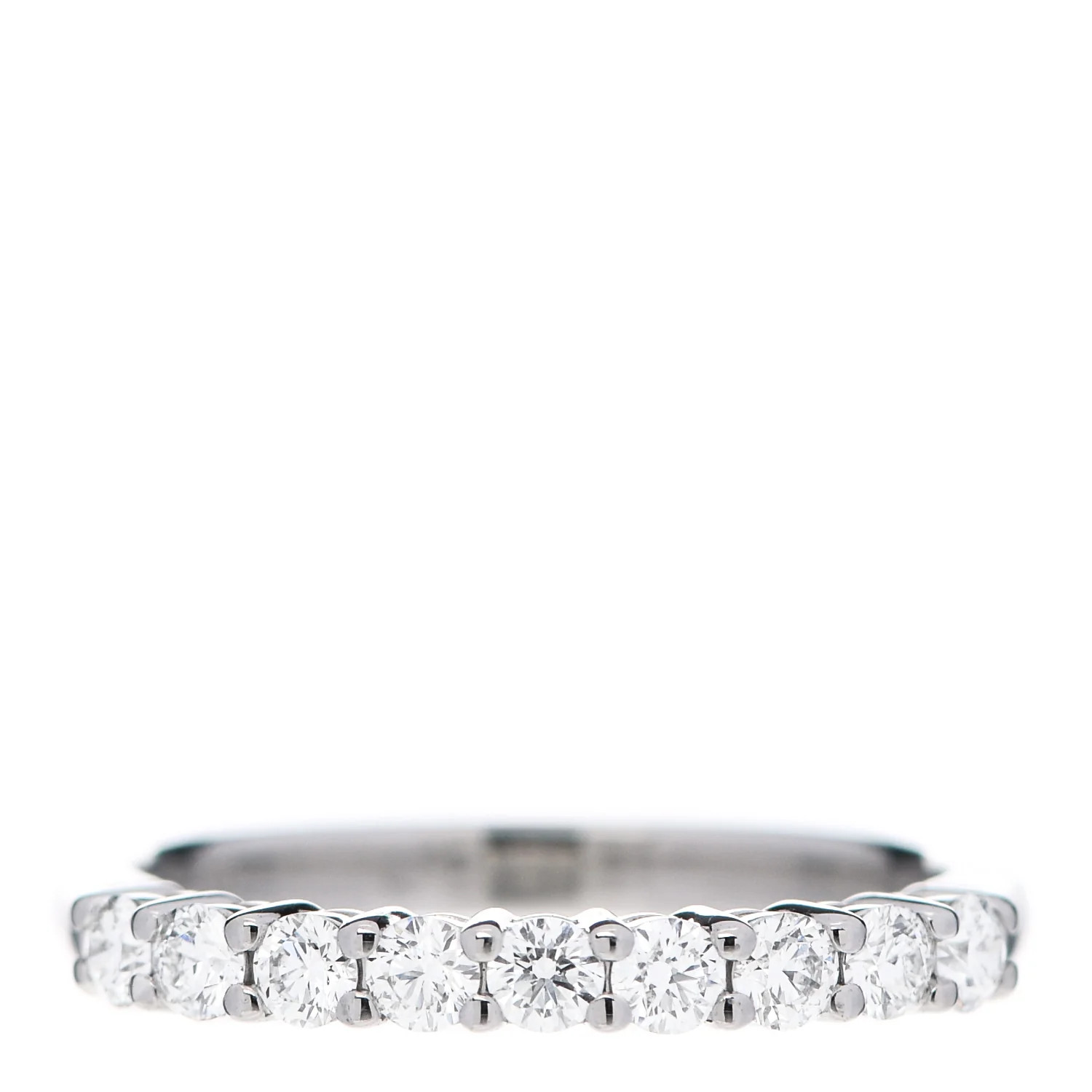 Platinum Diamond .31ctw Half Circle Embrace Band Ring 45 3.5 | FASHIONPHILE (US)