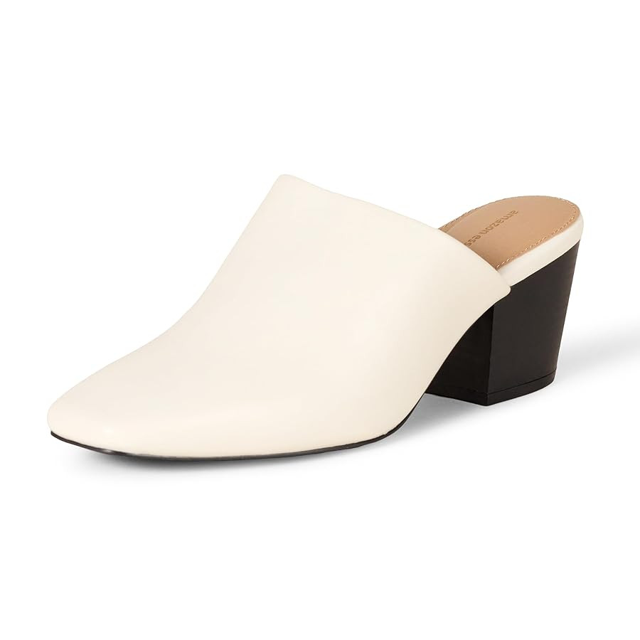 Amazon Essentials Women's Square Toe Mule | Amazon (US)