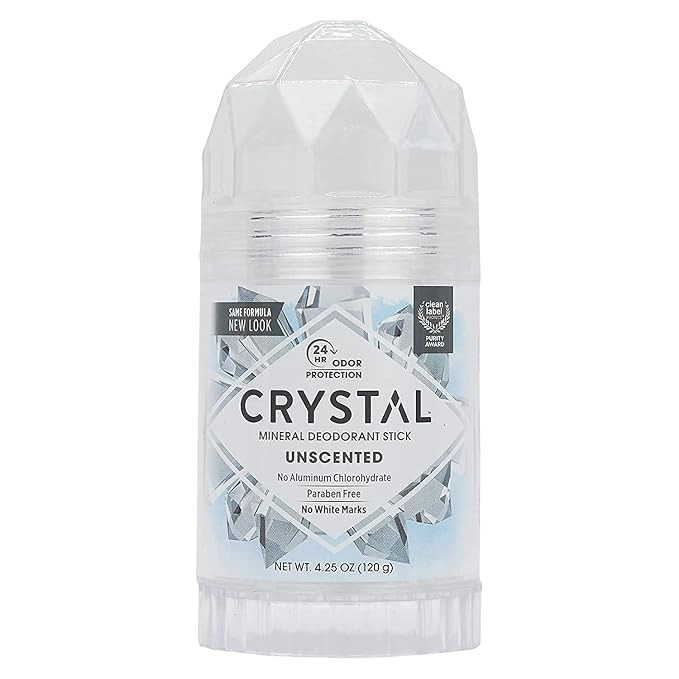 CRYSTAL Deodorant Stick (30003), Unscented, 4.25 Ounce, White | Amazon (US)