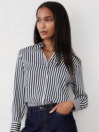 Silky Classic Shirt | Banana Republic Factory