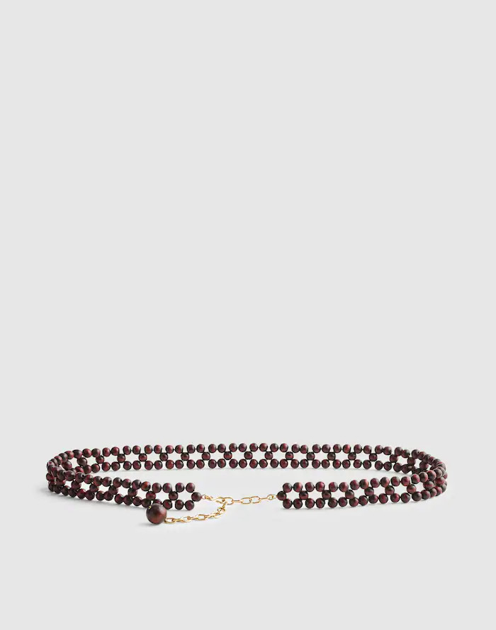 Wooden Bead Belt | Madewell