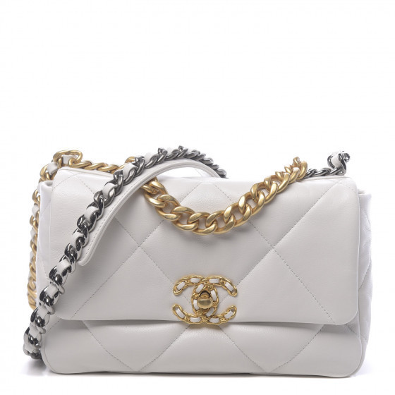 CHANEL

Goatskin Quilted Medium 19 Flap White
 

57 | Fashionphile