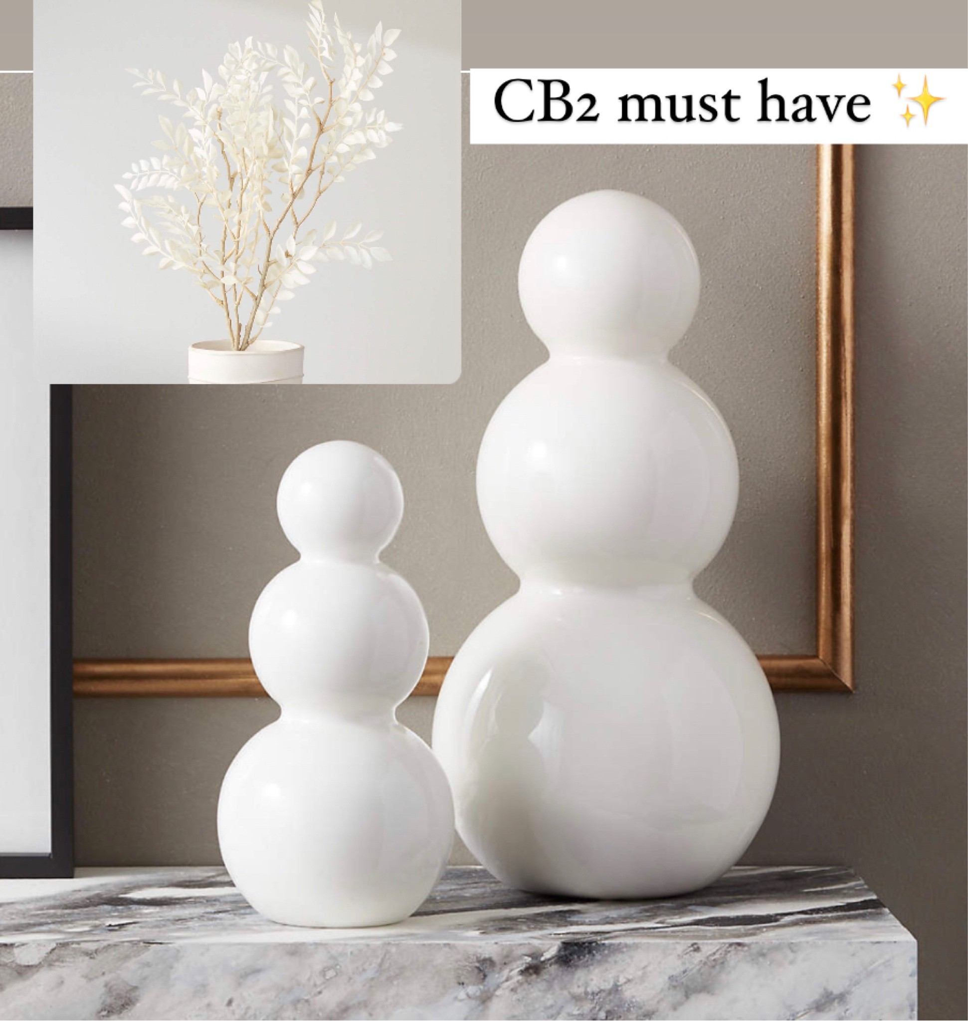 CB2 decor pieces on sale ✨
#cb2 

#LTKsalealert #LTKstyletip #LTKhome