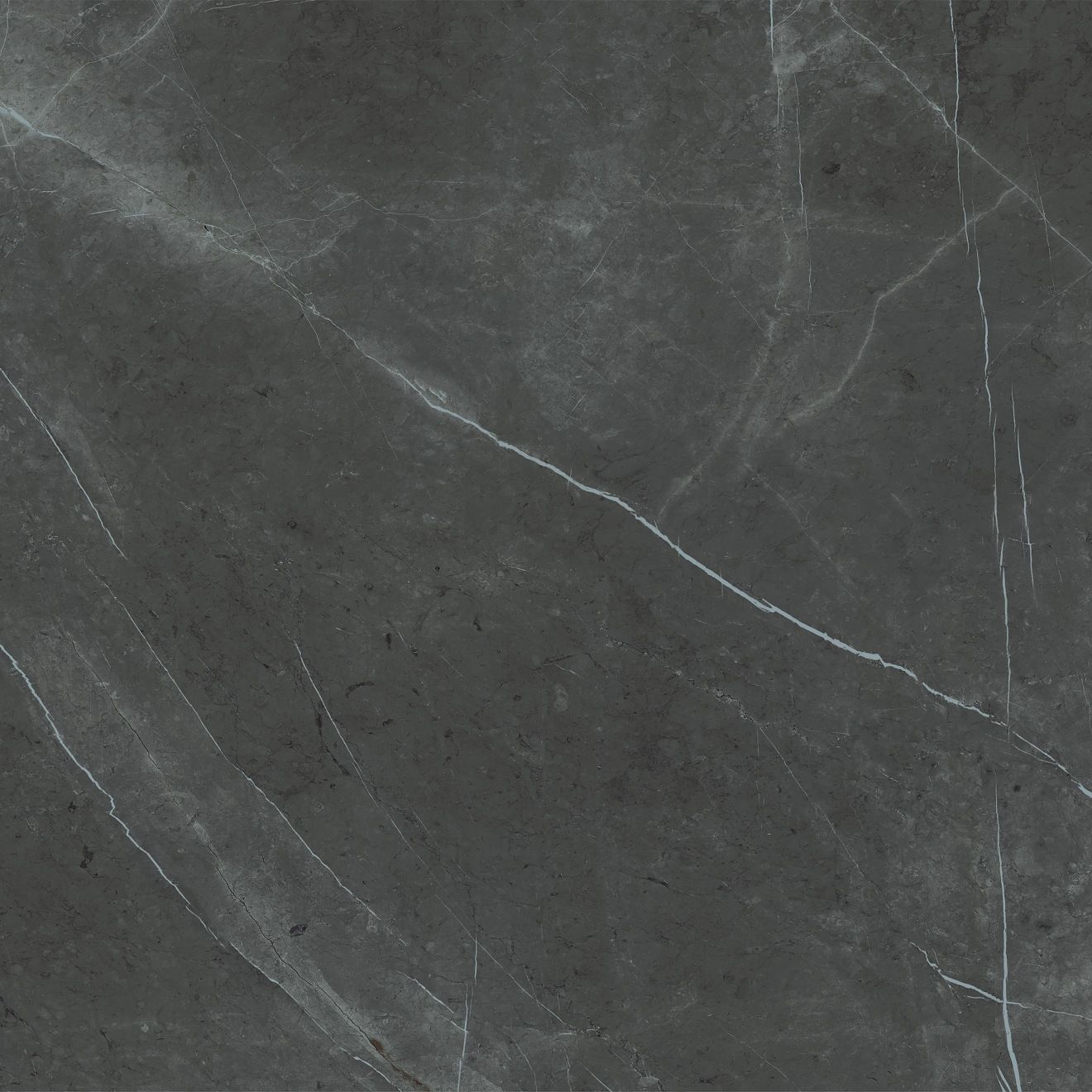 Magnifica The Thirties 30" x 30" - 8mm Honed Porcelain Tile in Pietra Grey | Bedrosians Tile and Stone