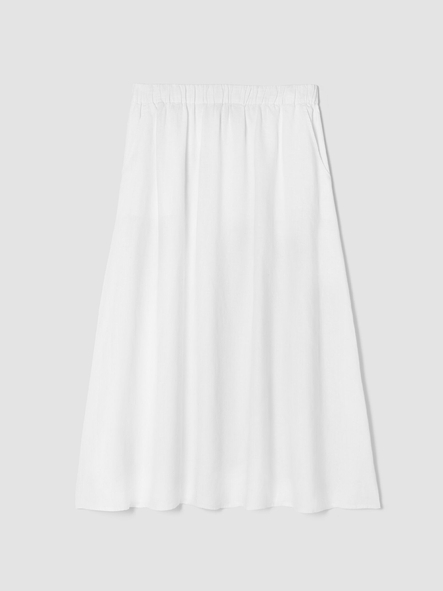 Organic Linen Pocket Skirt | Eileen Fisher