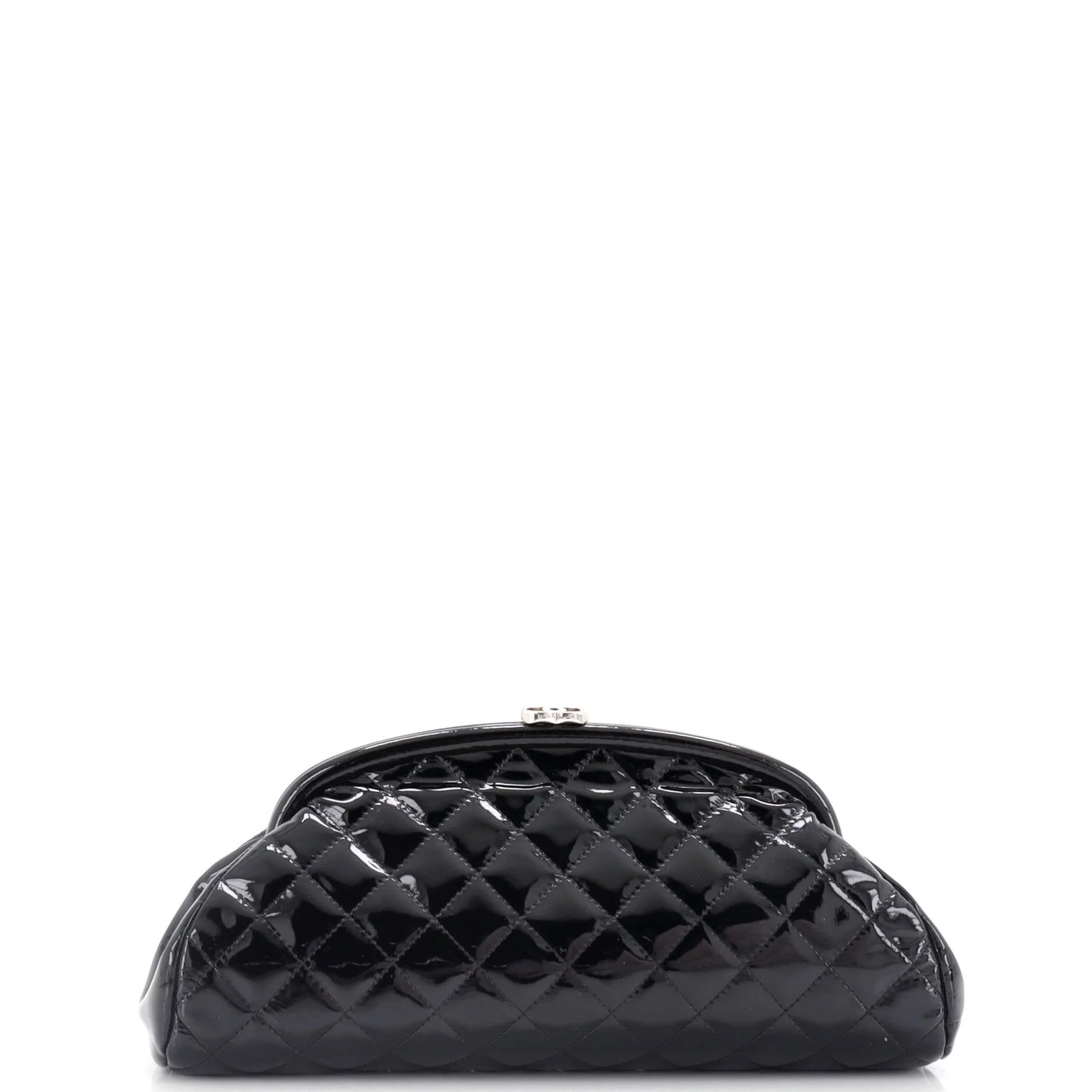 Timeless Clutch Quilted Patent | Shop Simon