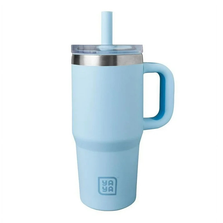 YAYA My First Travel Tumbler for Toddlers, Portable Stainless Steel Tumbler with Silicone Straw &... | Walmart (US)