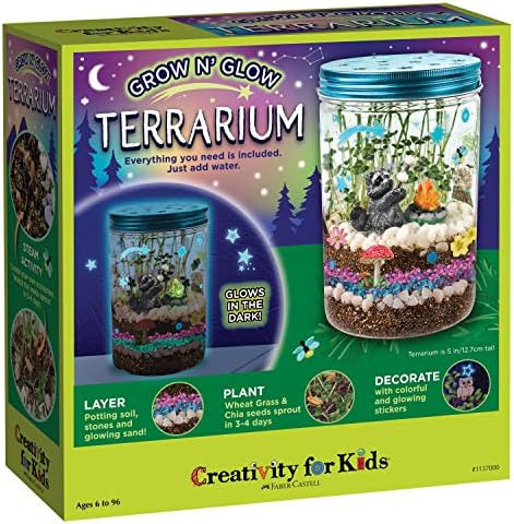 Creativity for Kids Grow 'N Glow Terrarium Kit for Kids - Science Activities for Kids (Packaging ... | Amazon (US)