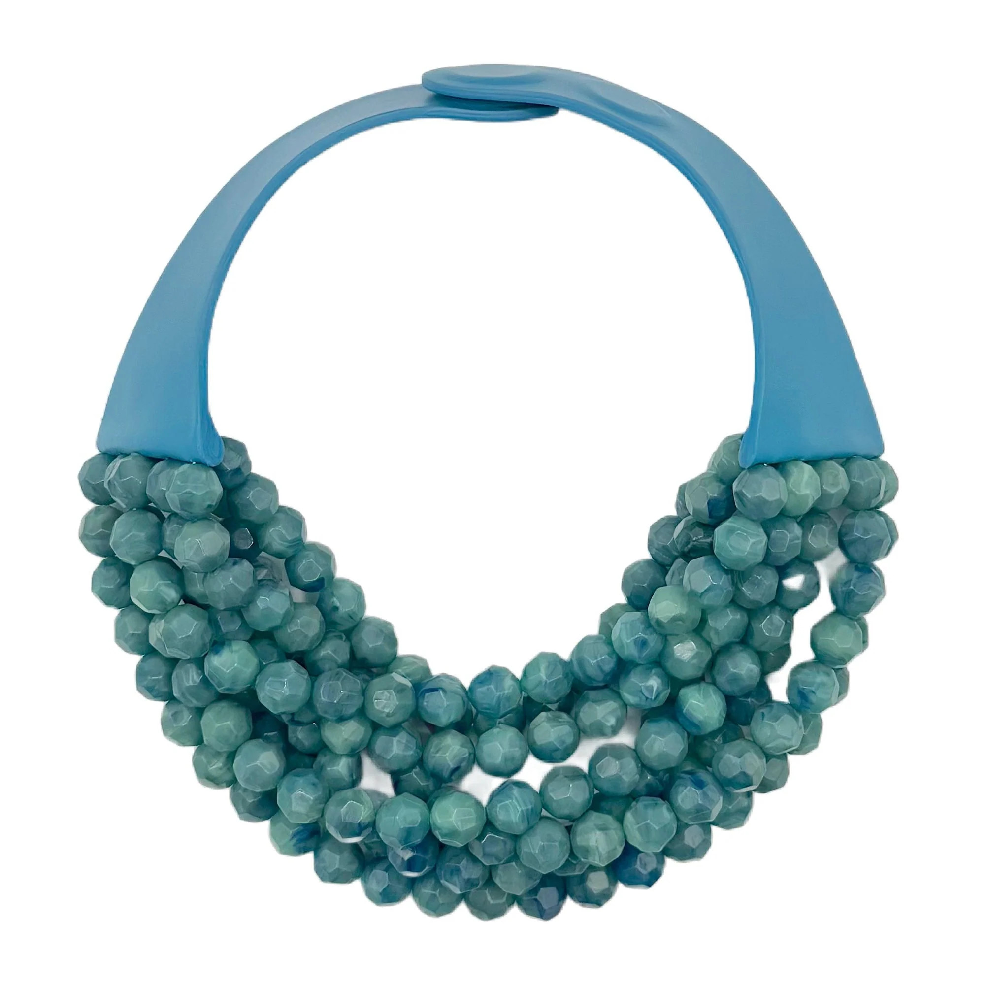 Bella Marble Teal Necklace | Fairchild Baldwin