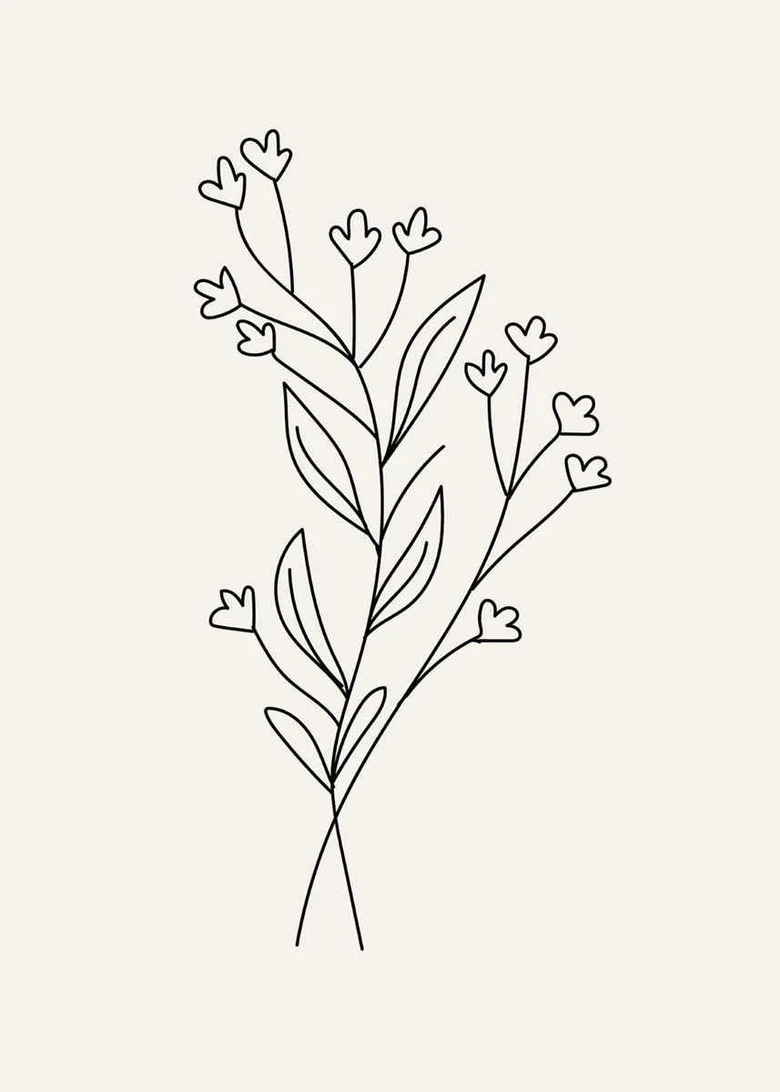 Floral Element I | Collection Prints