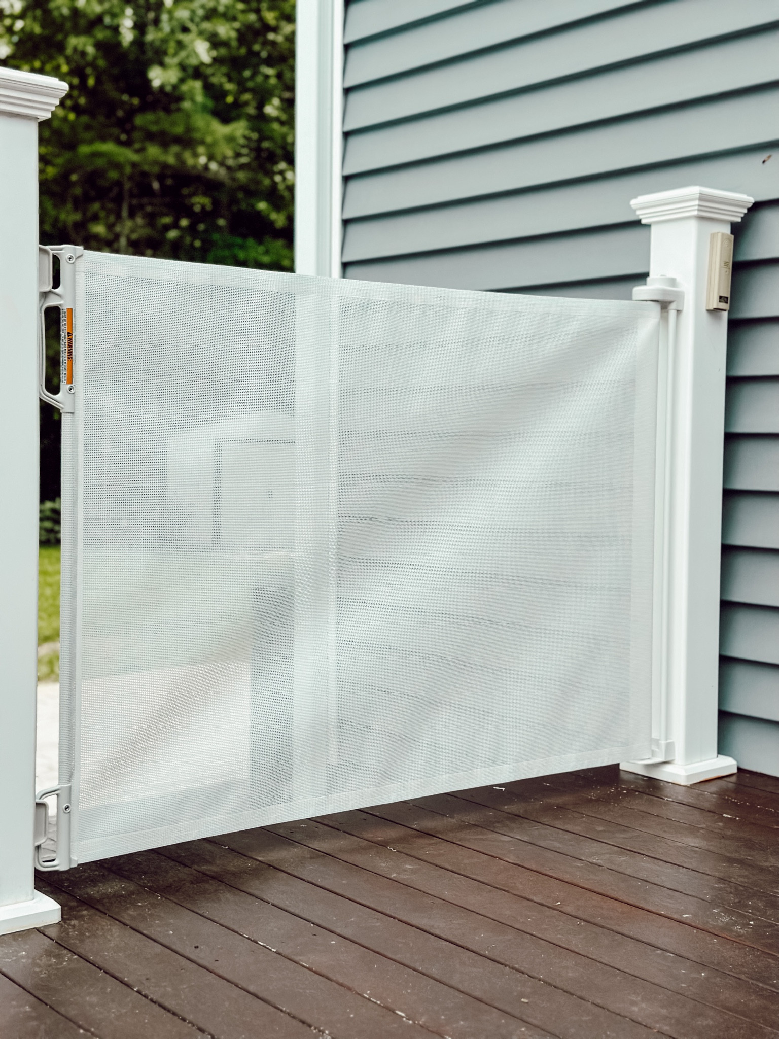 Retractable gate for the deck. 

#LTKFind #LTKhome #LTKunder50