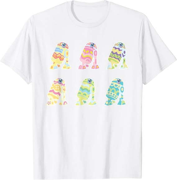 Star Wars R2-D2 Pastel Easter Eggs T-Shirt | Amazon (US)
