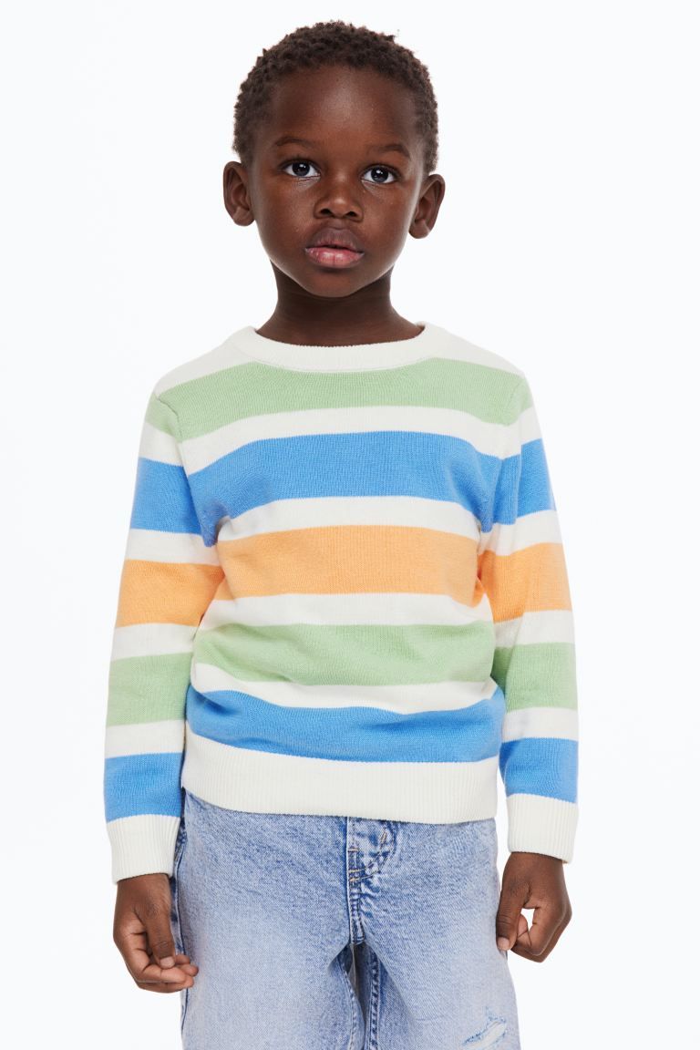 Jacquard-knit Cotton Sweater | H&M (US)