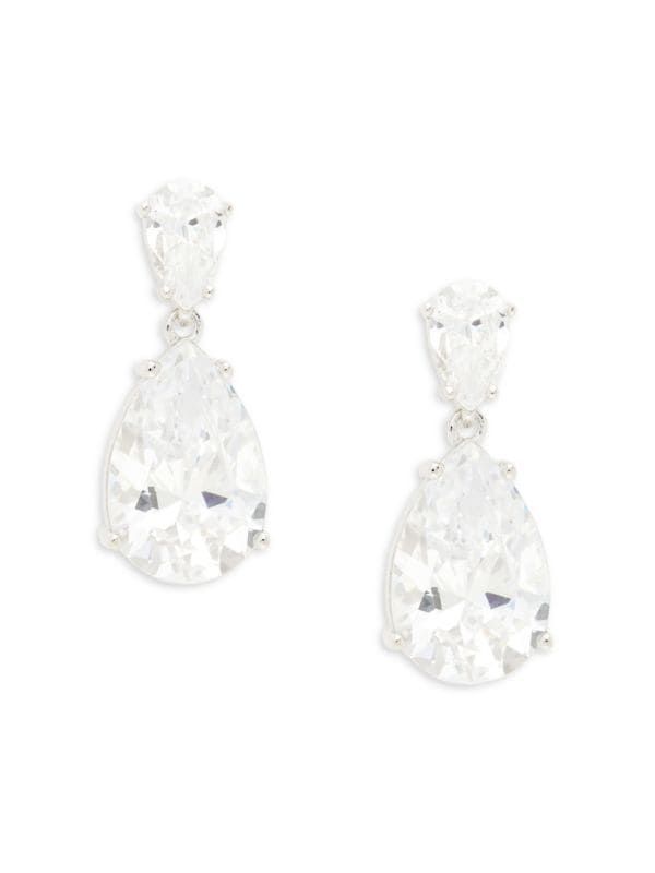 ​Sterling Silver & Cubic Zirconia Drop Earrings | Saks Fifth Avenue OFF 5TH