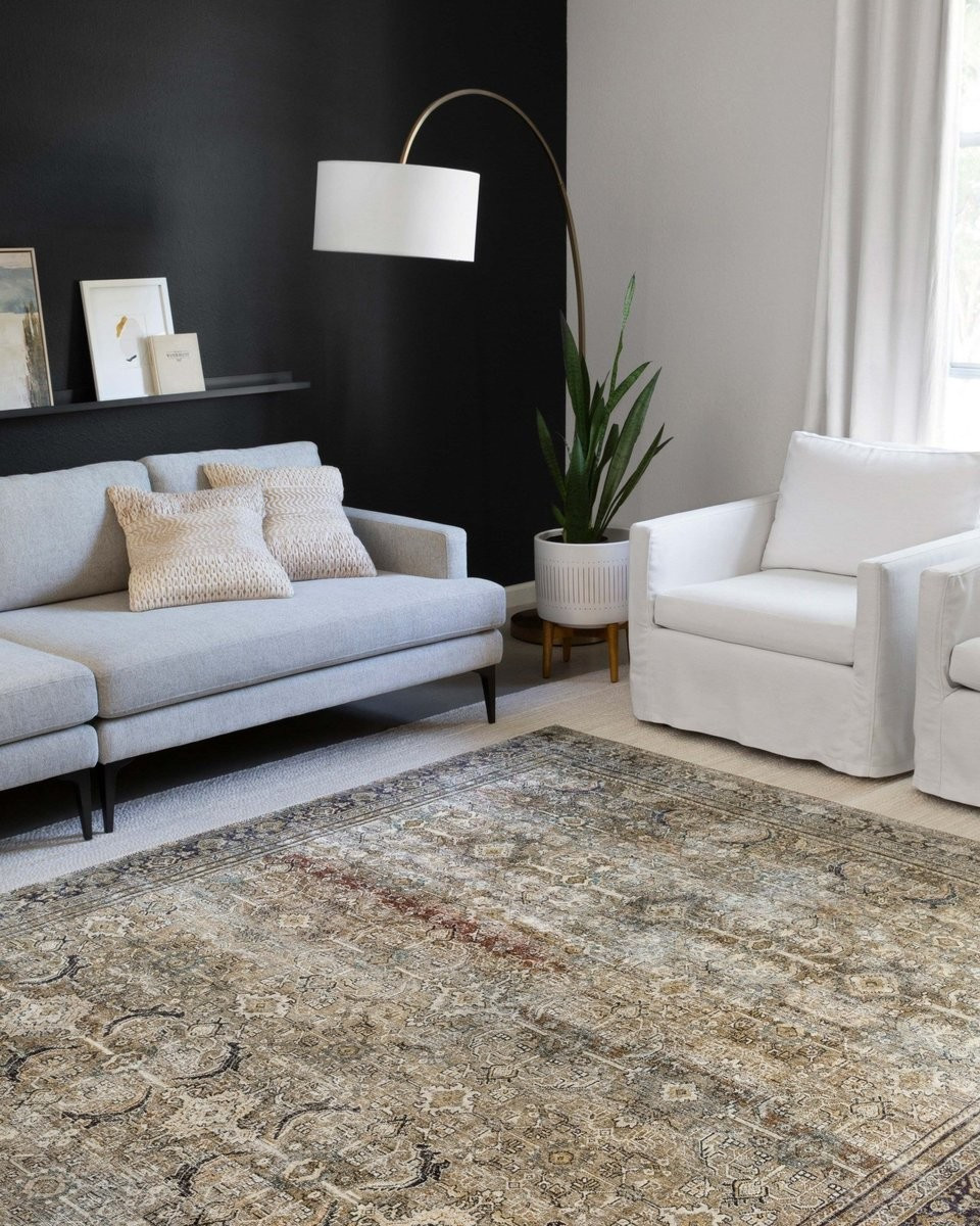 Layla Printed - LAY-03 Area Rug | Rugs Direct