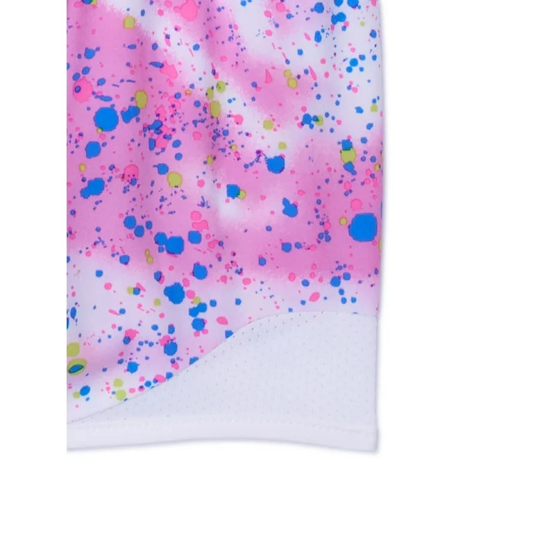 Athletic Works Girls Printed and Solid Active Running Shorts, Sizes 4-18 & Plus - Walmart.com | Walmart (US)