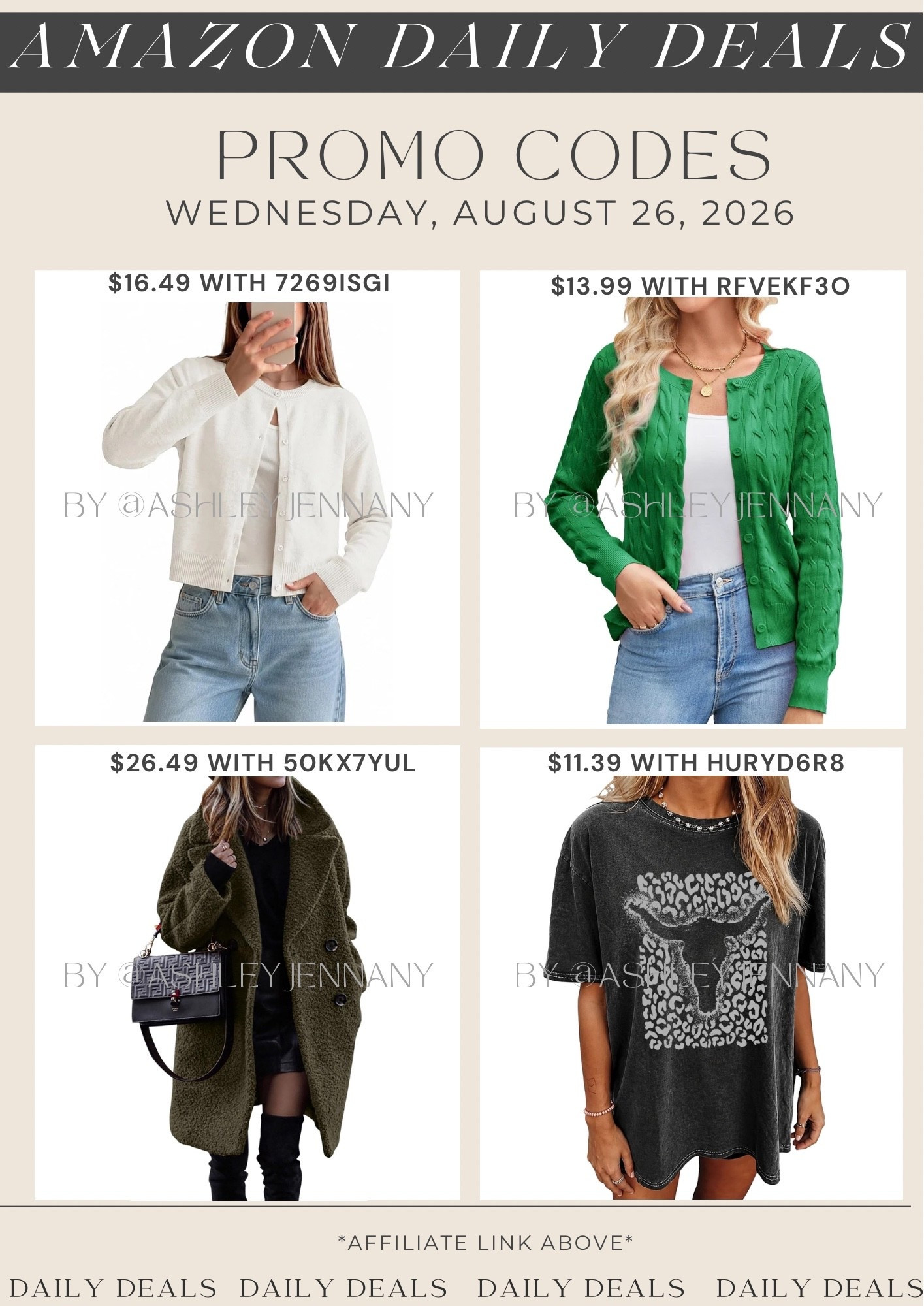 Amazon deals

#LTKMidsize #LTKSaleAlert #LTKSeasonal