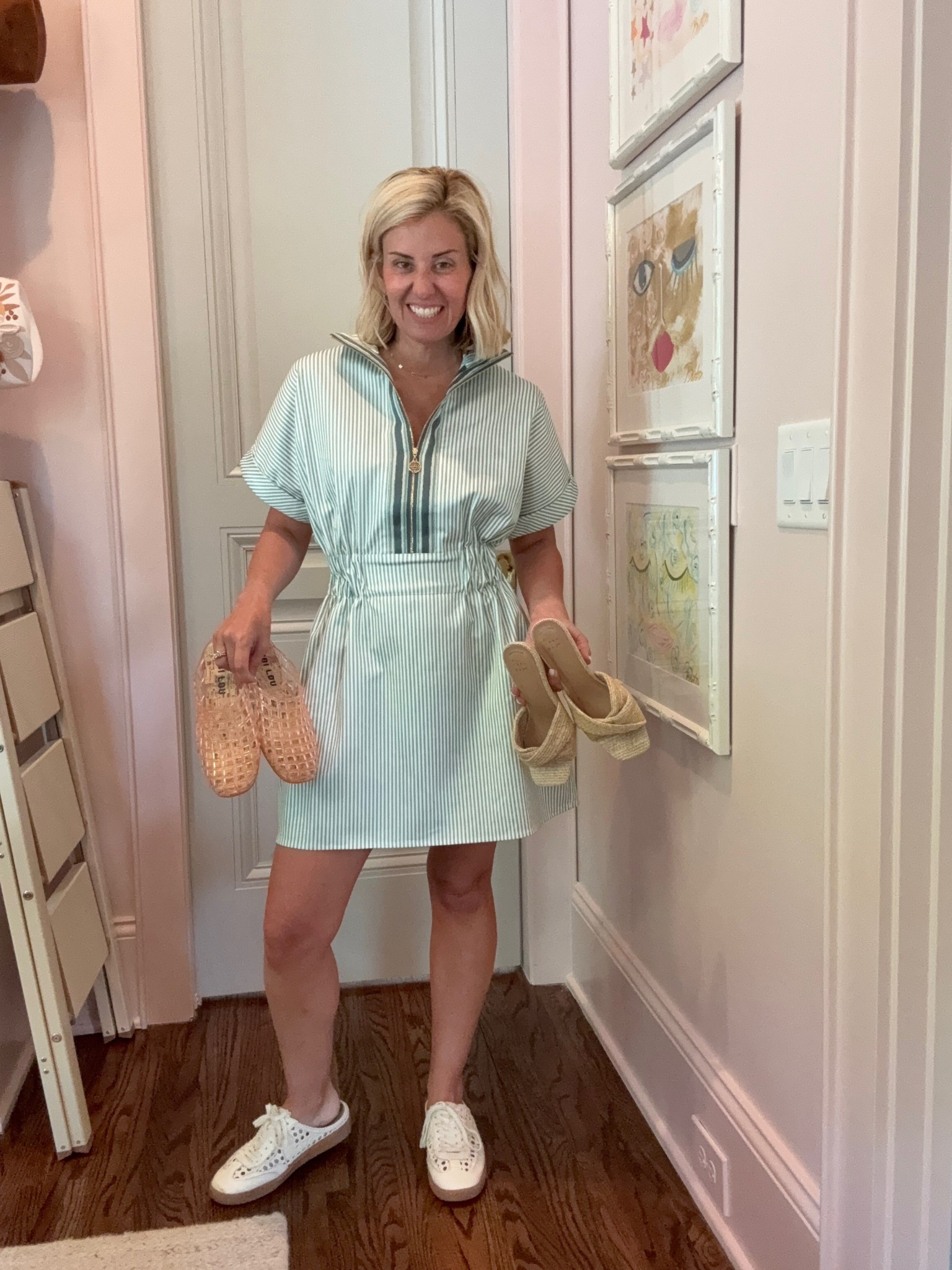 Emily McCarthy never misses a detail! This dress is so flattering & I can already tell it’s going to be a closet keeper! I’m in an xs & 8 shoe. 
*Use my code MIXANDMATCH10 at Emily McCarthyy

#LTKstorytime #LTKOver40 #LTKSeasonal