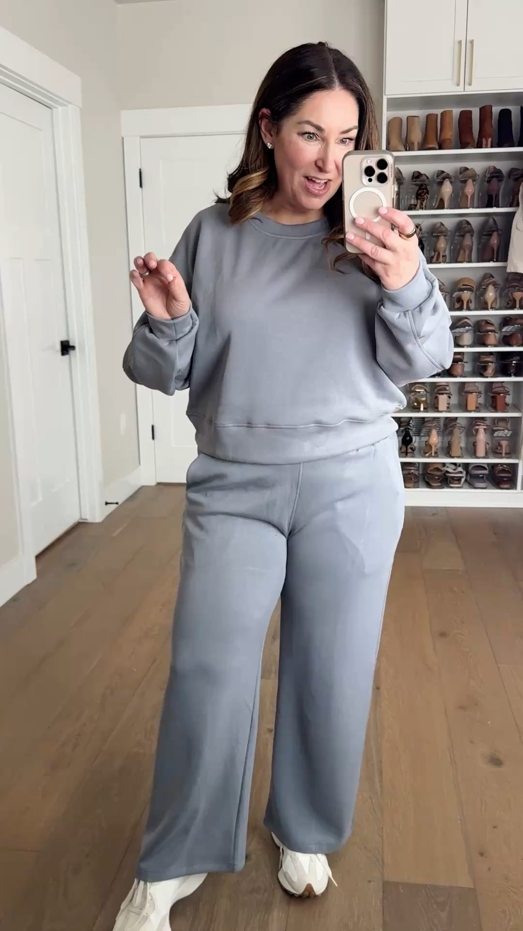 Amazon travel outfits

· Wearing large in sweatshirt and XL in wide leg pants, size up if in-between
· Wearing large in pants set, little snug size up if in-between
· Romper wearing large true to size 

#springbreak #traveloutfits #amaoznfashion #midsize 

#LTKTravel #LTKMidsize #LTKSeasonal