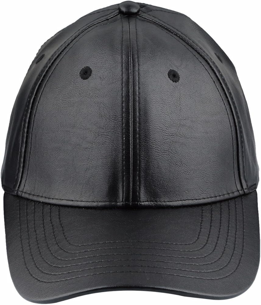 Samtree Unisex Baseball Cap,Adjustable PU Leather Corduroy Sun Protection Sport Hat | Amazon (US)