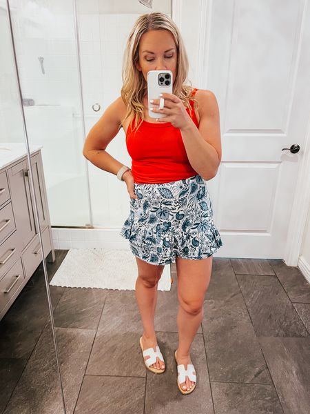 If you need 4th of July outfit inspo, look no further. This tank is only $2.98 and is fabulous quality for the price. 

#LTKSeasonal #LTKunder50 #LTKFind