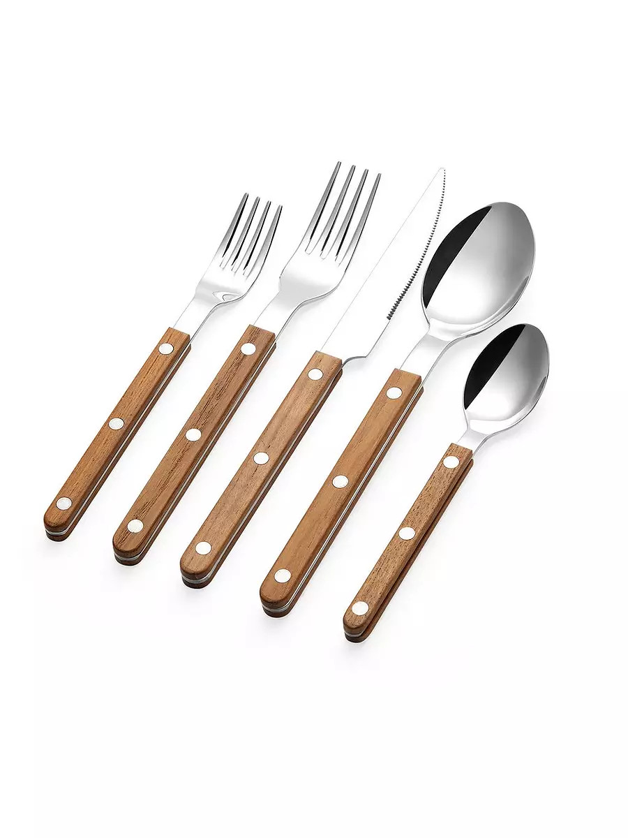 Sabre Bistrot 5-Piece Flatware Set | Serena and Lily