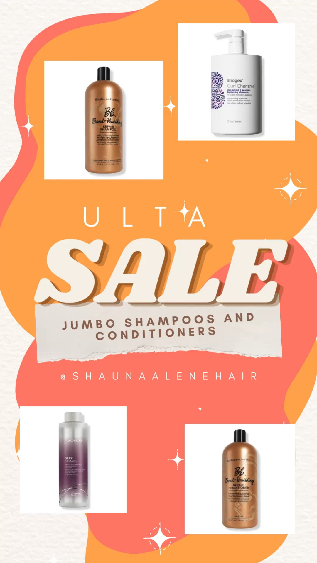 ULTA jumbo shampoo and conditioner sale!  

#LTKunder100 #LTKbeauty #LTKunder50