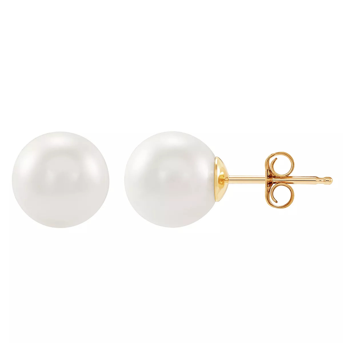 Freshwater by HONORA 10k Gold Freshwater Cultured Pearl Stud Earrings | Kohl's
