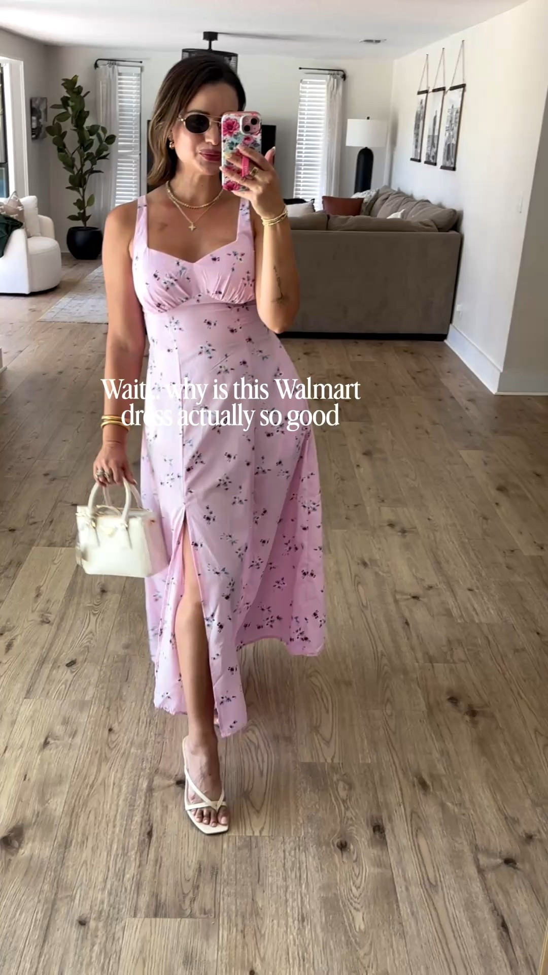 $34 Walmart dress that looks WAY more expensive 🤍

The fit on this midi dress is so flattering + easy to throw on for anything mothers day, baby shower, bridal shower or even a spring wedding


Wearing a medium for reference. 
Floral dress
Bridal shower dress
Wedding guest dress

#LTKgrwm #LTKSeasonal #LTKWedding