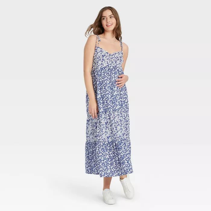 The Nines by HATCH™ Sleeveless Tiered Maternity Dress | Target